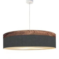 Abat-jours Suspensions Suspension Boobby Slim Taupe T 65 X H 20 12 Abat-jours Suspensions Suspension Boobby Slim Taupe T 65 X H 20 -Luminaires Ventes suspension boobby slim gris souris t 65 x h 20 1