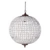 Maisons Du Monde Suspensions Suspension Boule à Pampilles Et Métal Coloris Rouille -Luminaires Ventes suspension boule a pampilles et metal coloris rouille 1000 1 8 130306 1