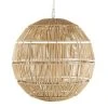 Maisons Du Monde Suspensions Suspension Boule En Rotin Tressé Beige Et Blanc -Luminaires Ventes suspension boule en rotin tresse beige et blanc 1000 12 20 210268 1