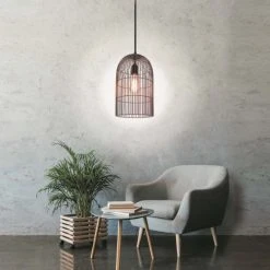 The Home Deco Light Suspensions Suspension Cage Haute Filaire Cuivre Mat 9 The Home Deco Light Suspensions Suspension Cage Haute Filaire Cuivre Mat -Luminaires Ventes suspension cage haute filaire cuivre mat 3