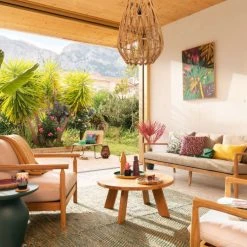 Maisons Du Monde Suspensions Suspension Cloche En Rotin -Luminaires Ventes suspension cloche en rotin 1000 11 36 199829 5