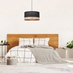 Corep Suspensions Suspension Coton Décor Effet Bois D38cm -Luminaires Ventes suspension coton decor effet bois d38cm 5