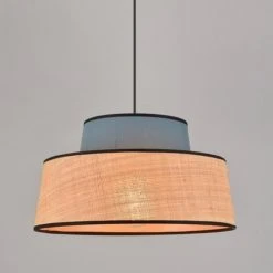 Corep Suspensions Suspension Coton Et Raphia D38cm -Luminaires Ventes suspension coton et raphia d38cm 2