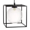 Maisons Du Monde Suspensions Suspension Cubique En Métal Noir Et Verre H18 -Luminaires Ventes suspension cubique en metal noir et verre h18 1000 15 13 227645 1