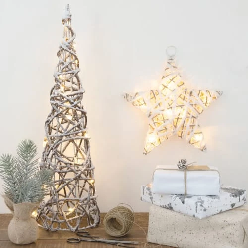 Maisons Du Monde Décorations De Noël à Suspendre Suspension De Noël étoile Lumineuse 4 Maisons Du Monde Décorations De Noël à Suspendre Suspension De Noël étoile Lumineuse – Image 2