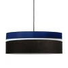 Kauze Luminaires Suspensions Suspension Déco Noir Et Bleu Canard Ø 60 -Luminaires Ventes suspension deco noir et bleu canard oe 60