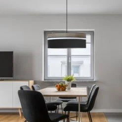 Kauze Luminaires Suspensions Suspension Déco Noir Et Gris Ø 55 -Luminaires Ventes suspension deco noir et gris oe 55 1