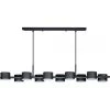 Deladeco Suspensions Suspension Design En Métal Noir 134,5 Cm -Luminaires Ventes suspension design en metal noir 134 5 cm