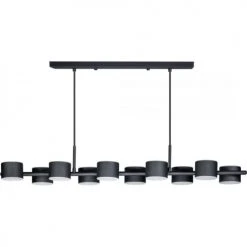 Deladeco Suspensions Suspension Design En Métal Noir 134,5 Cm