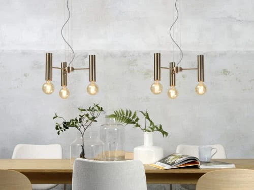 It's About Romi Suspensions Suspension Dorée 3 Lumières 5 It's About Romi Suspensions Suspension Dorée 3 Lumières – Image 3