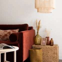 Maisons Du Monde Suspensions Suspension Double En Rotin D38 -Luminaires Ventes suspension double en rotin d38 1000 6 7 207508 2