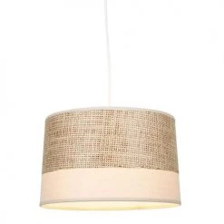 Decoratie Suspensions Suspension Effet Naturel Beige D35cm -Luminaires Ventes suspension effet naturel beige d35cm 2