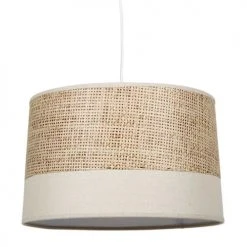Decoratie Suspensions Suspension Effet Naturel Beige D35cm