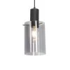 QAZQA Suspensions Suspension En Acier Noir -Luminaires Ventes suspension en acier noir 12