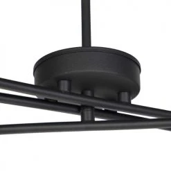 QAZQA Suspensions Suspension En Acier Noir -Luminaires Ventes suspension en acier noir 5