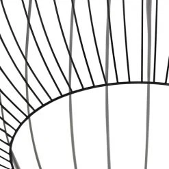 QAZQA Suspensions Suspension En Acier Noir -Luminaires Ventes suspension en acier noir 8