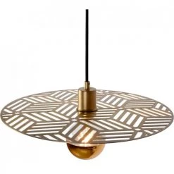 Lampea Suspensions Suspension En Acier Or Mat Ø 40 Cm -Luminaires Ventes suspension en acier or mat oe 40 cm 4