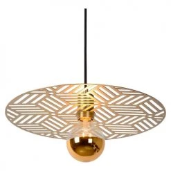 Lampea Suspensions Suspension En Acier Or Mat Ø 40 Cm -Luminaires Ventes suspension en acier or mat oe 40 cm 5