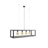 QAZQA Suspensions Suspension En Aluminium Noir -Luminaires Ventes suspension en aluminium noir 10