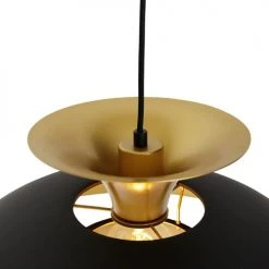 QAZQA Suspensions Suspension En Aluminium Noir -Luminaires Ventes suspension en aluminium noir 3