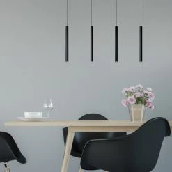 Lucide Suspensions Suspension En Aluminium Noir -Luminaires Ventes suspension en aluminium noir 6