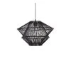 Woood Suspensions Suspension En Bambou D46cm Noir -Luminaires Ventes suspension en bambou d46cm noir