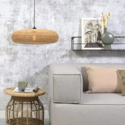 Good & Mojo Suspensions Suspension En Bambou Naturel H17cm -Luminaires Ventes suspension en bambou naturel h17cm 2