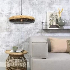 Good & Mojo Suspensions Suspension En Bambou Noir H17cm -Luminaires Ventes suspension en bambou noir h17cm 8