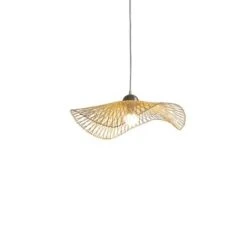 Now’s Home Suspensions Suspension En Bambou Tressé D75 -Luminaires Ventes suspension en bambou tresse d55