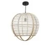 Mica Decorations Suspensions Suspension En Bois Beige Et Lin