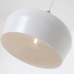 Lussiol Lighting Suspensions Suspension En Bois Blanc D. 35 Cm -Luminaires Ventes suspension en bois blanc d 35 cm 4