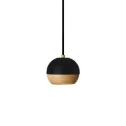 Mater Suspensions Suspension En Bois De Chêne Noir -Luminaires Ventes suspension en bois de chene noir 2