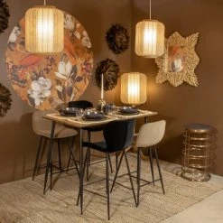 Now’s Home Suspensions Suspension En Bois Et Crochet -Luminaires Ventes suspension en bois et crochet 4