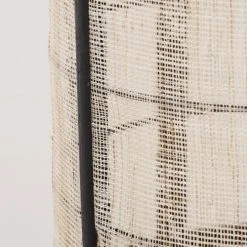 Mica Decorations Suspensions Suspension En Bois Noir Et Lin -Luminaires Ventes suspension en bois noir et lin 10