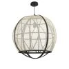 Mica Decorations Suspensions Suspension En Bois Noir Et Lin