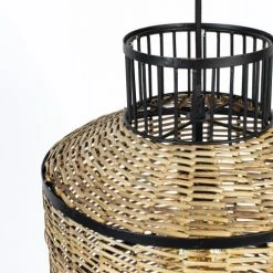 Drawer Suspensions Suspension En Cannage D30x35cm Naturel -Luminaires Ventes suspension en cannage d30x35cm naturel 3