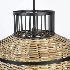 Drawer Suspensions Suspension En Cannage D30x35cm Naturel -Luminaires Ventes suspension en cannage d30x35cm naturel 4