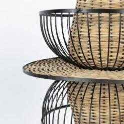 Drawer Suspensions Suspension En Cannage D40x35cm Naturel -Luminaires Ventes suspension en cannage d40x35cm naturel 5