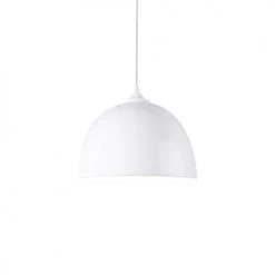 Lussiol Lighting Suspensions Suspension En Céramique Blanc D. 25 Cm