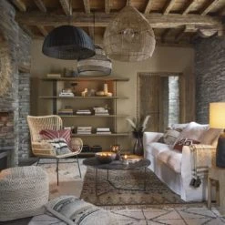 Maisons Du Monde Suspensions Suspension En Chanvre Tressé -Luminaires Ventes suspension en chanvre tresse 1000 0 23 210681 4