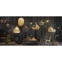 Maisons Du Monde Suspensions Suspension En Chanvre Tressé -Luminaires Ventes suspension en chanvre tresse 1000 2 3 138501 13