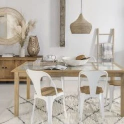 Maisons Du Monde Suspensions Suspension En Chanvre Tressé -Luminaires Ventes suspension en chanvre tresse 1000 2 3 138501 14