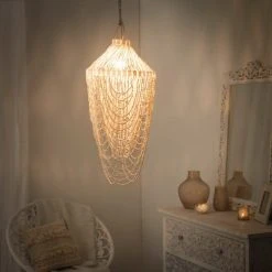 Maisons Du Monde Suspensions Suspension En Coquillages Et Nacre -Luminaires Ventes suspension en coquillages et nacre 1000 4 0 165312 5