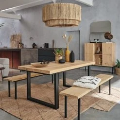 Maisons Du Monde Suspensions Suspension En Feuilles De Bananier Tressées Main -Luminaires Ventes suspension en feuilles de bananier tressees main 1000 14 20 214860 4