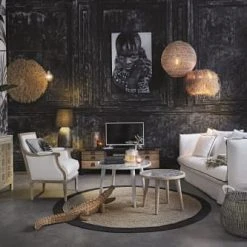 Maisons Du Monde Suspensions Suspension En Fibre Végétale -Luminaires Ventes suspension en fibre vegetale 1000 12 4 200289 3