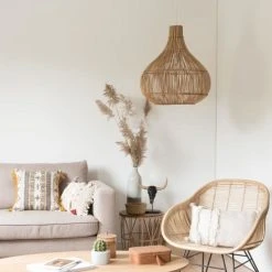 Maisons Du Monde Suspensions Suspension En Fibre Végétale Tressée -Luminaires Ventes suspension en fibre vegetale tressee 1000 9 21 177387 4