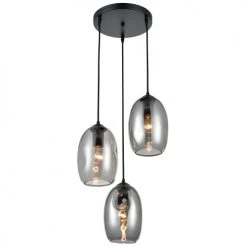 Keria Suspensions Suspension En Glass Noir -Luminaires Ventes suspension en glass noir 14