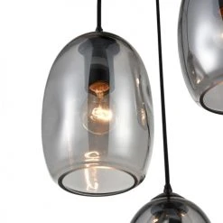 Keria Suspensions Suspension En Glass Noir -Luminaires Ventes suspension en glass noir 15