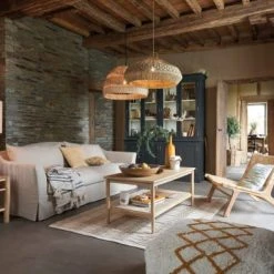 Maisons Du Monde Suspensions Suspension En Jonc De Mer Tressé Main -Luminaires Ventes suspension en jonc de mer tresse main 1000 9 20 222896 4