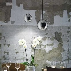 Keria Suspensions Suspension En Métal Argente -Luminaires Ventes suspension en metal argente 2